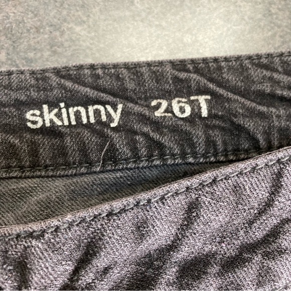 Avenue Size 26T (Tall) Black Skinny Jeans Inseam 31 - Picture 2 of 8